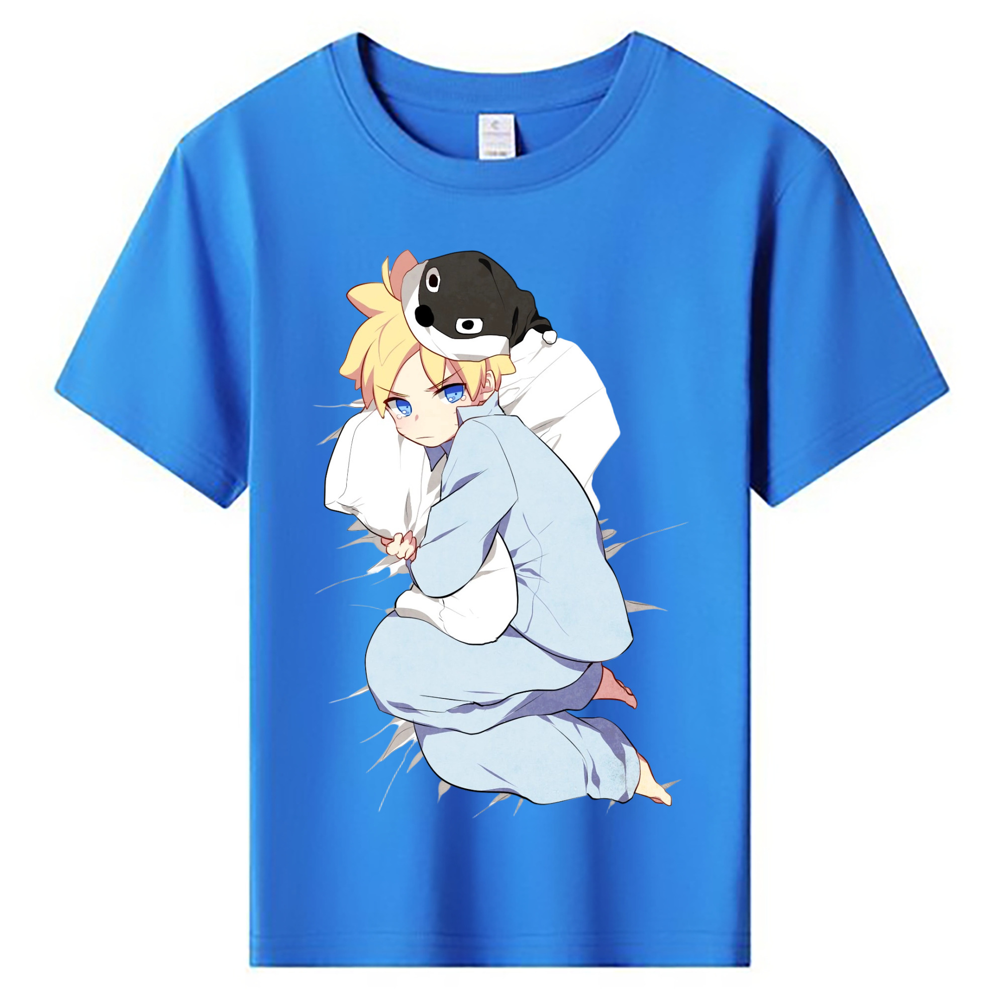 （画像用） NARUTO -ナルト- うずまき ナルト Uzumaki Naruto 綿100％キッズTシャツ（フロントプリント）